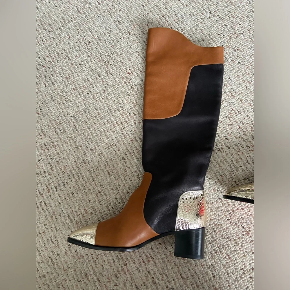 Christian Louboutin women's heeled riding boots size 39_5